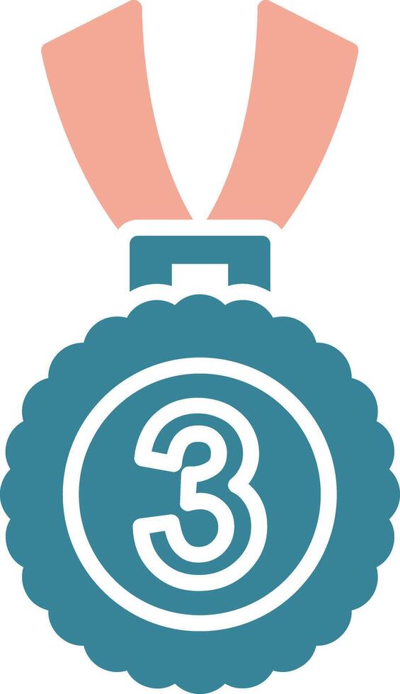 3rd Prize Seamless Digital Mark vector
