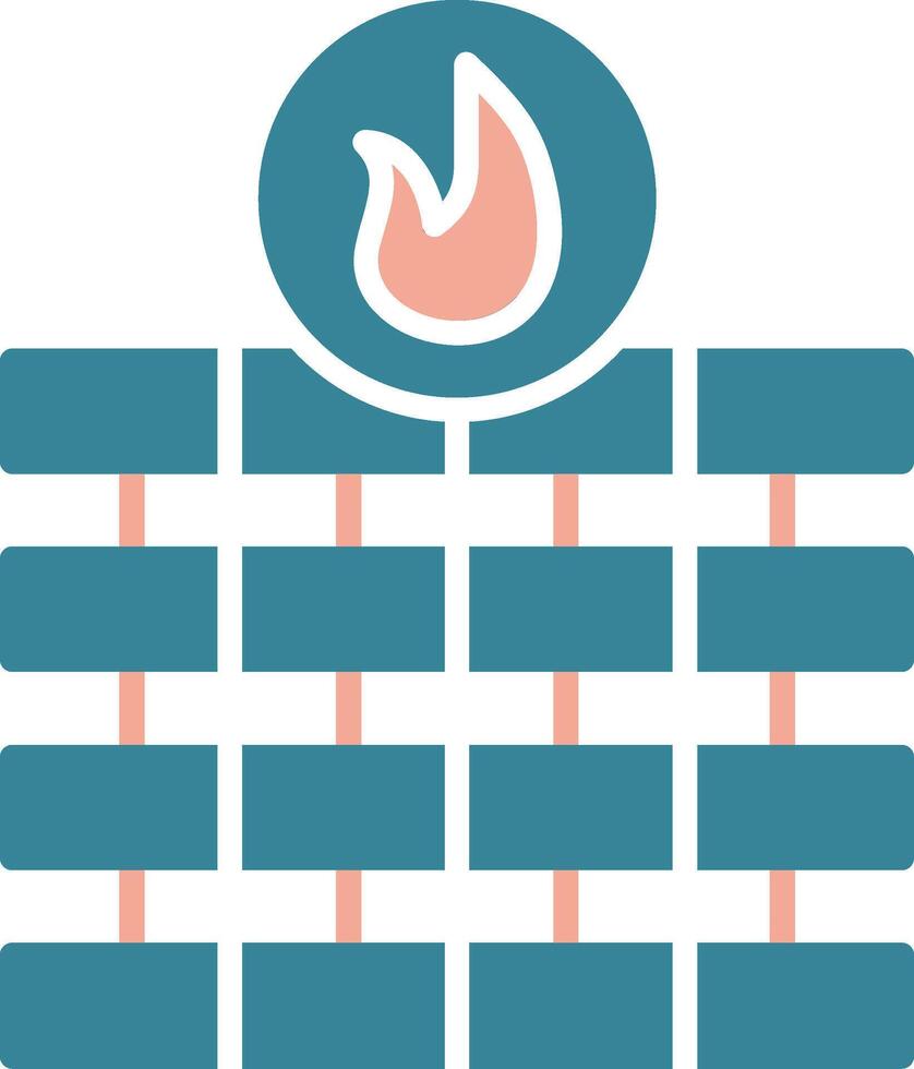 Bricks Colorful App Emblem vector