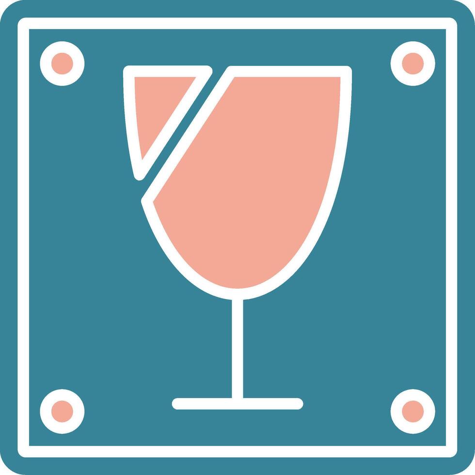Fragile Efficient UI Stamp vector