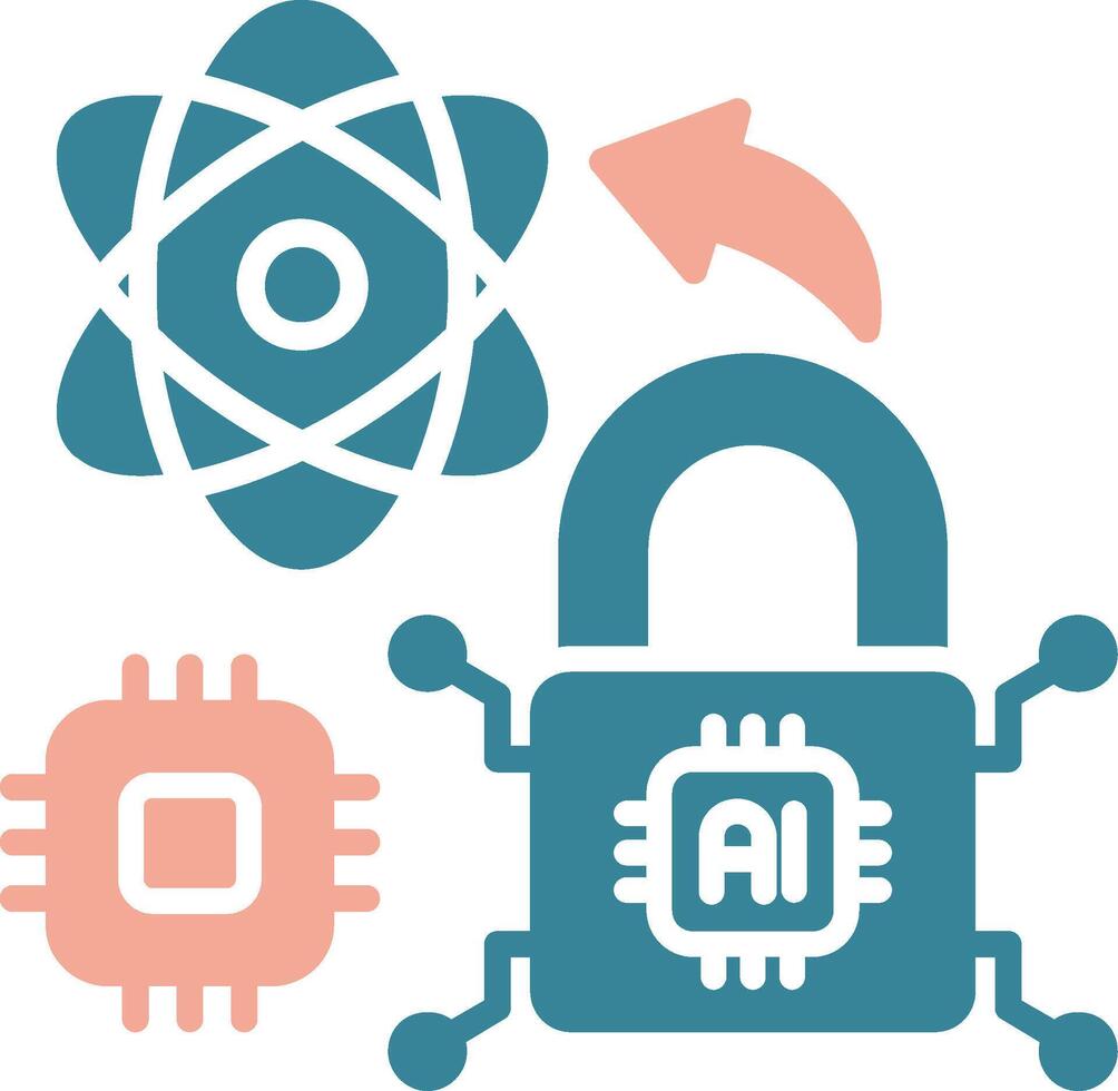 Security Seamless Core Icon vector