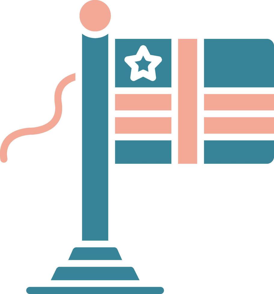 Central Africa Flag Dynamic Web Symbol vector
