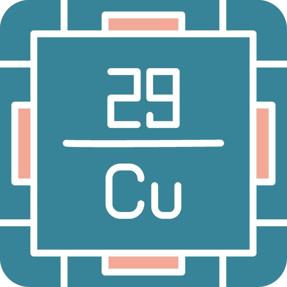Copper Colorful Core Icon vector