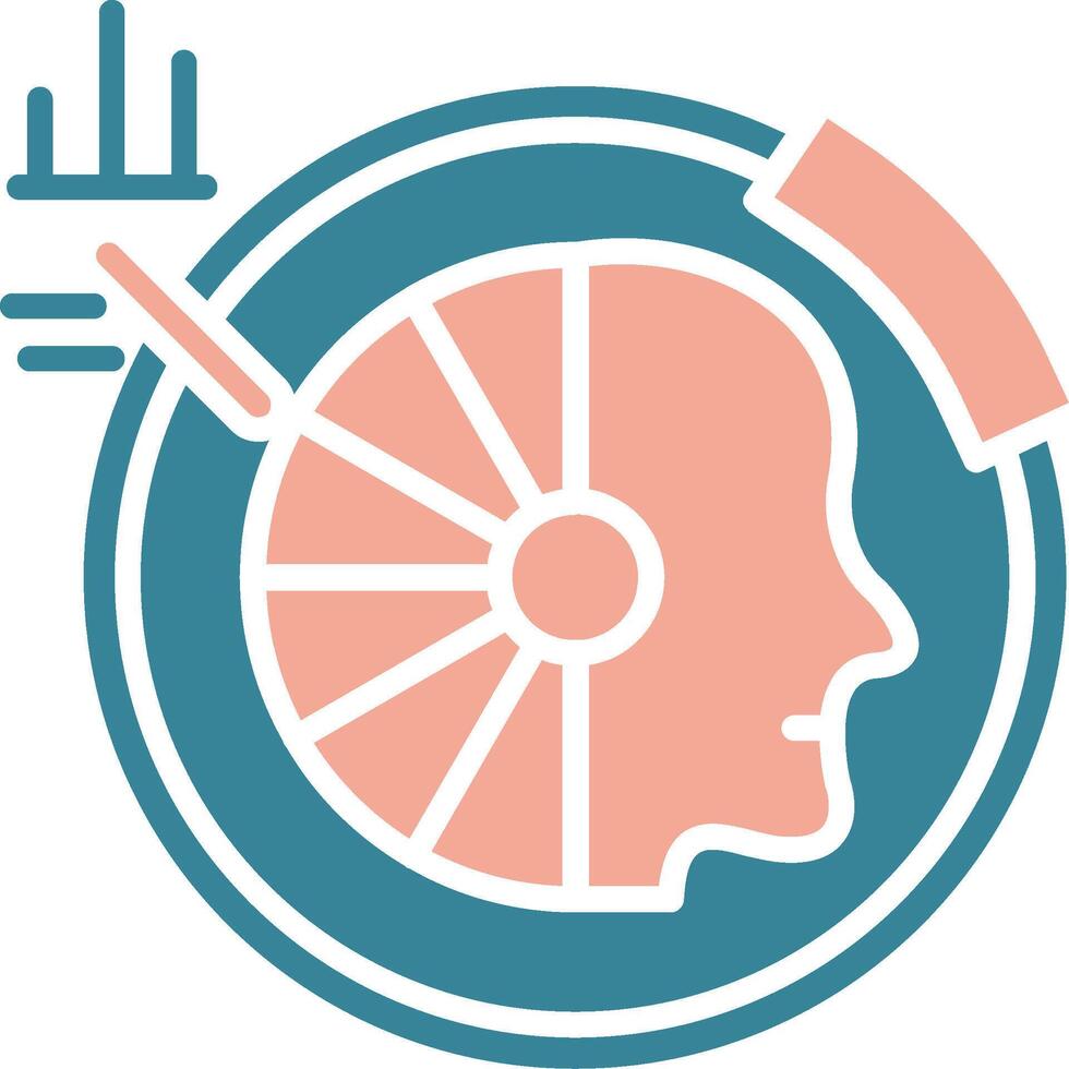 Futuristic Crystal Style Glyph vector