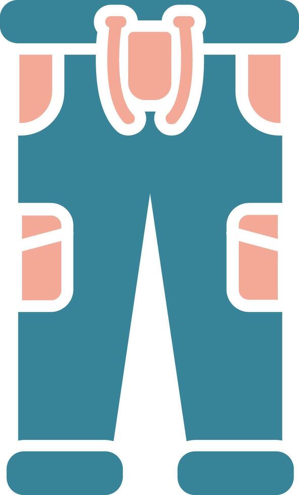 Pants Efficient Style Glyph vector