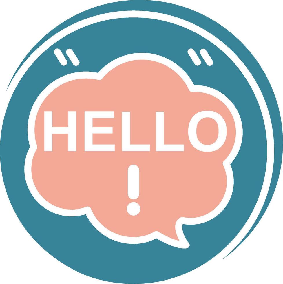 Hello Global Core Icon vector