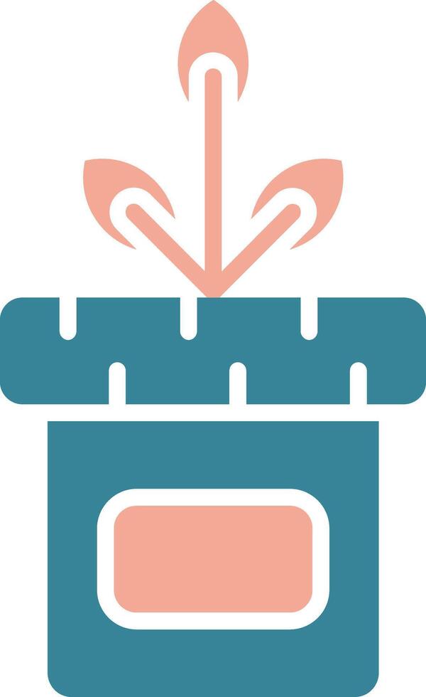 Plant Virtual Core Icon vector