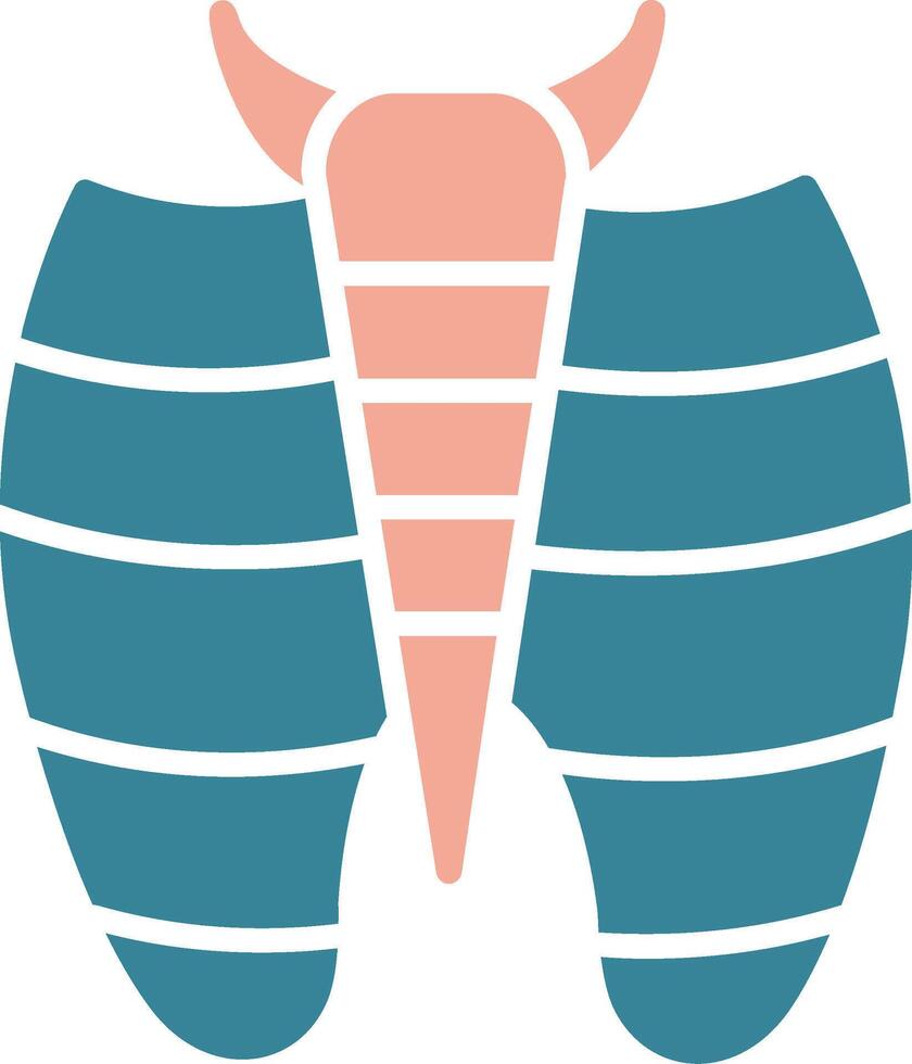 Ribcage Simplified UX Display vector