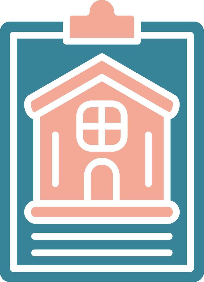 Clipboard Crystal Core Icon vector