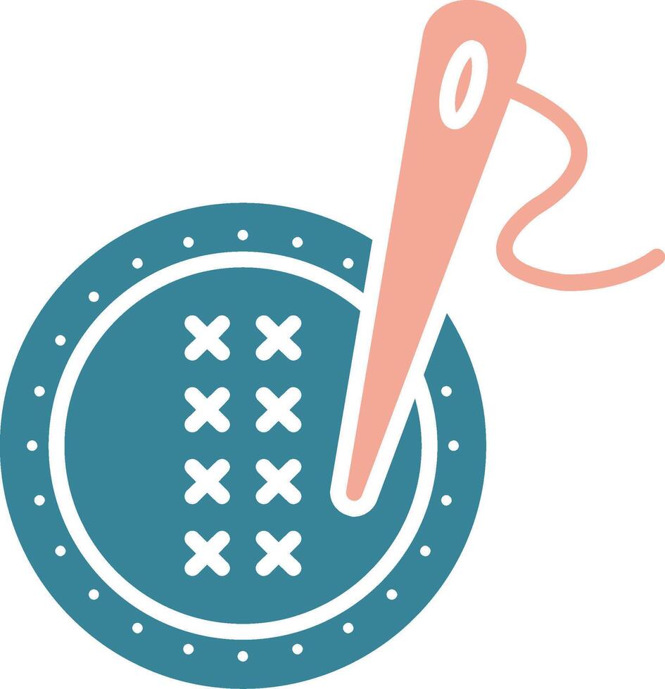 Cross Stitch Unified Visual Pattern vector