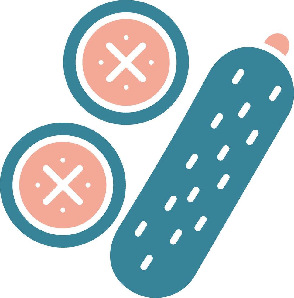 Cucumbers Bold Interface Object vector