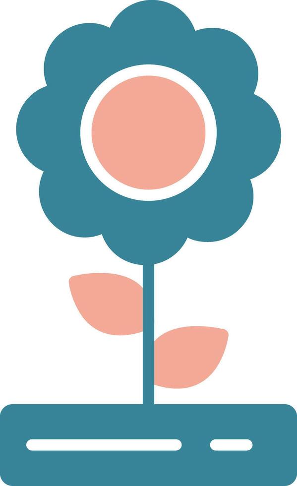 Flower Simplified UX Display vector