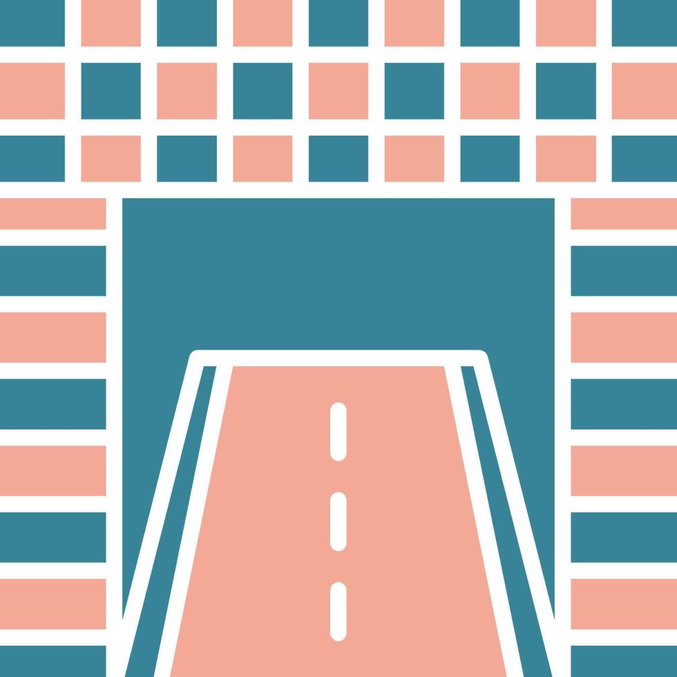 Racetrack Simplified Tech Element vector
