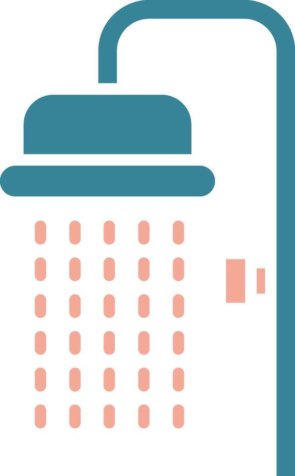 Shower Neon App Emblem vector