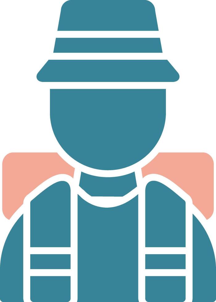 Tourist Futuristic Graphic Module vector