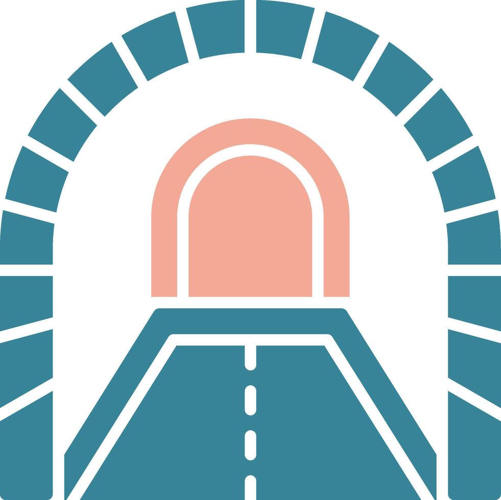 Tunnel Virtual Core Icon vector