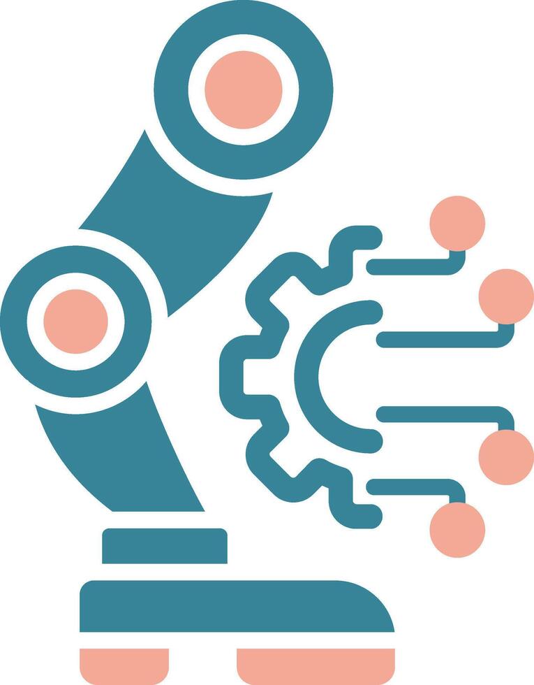 Robotic Legs Vibrant UI Token vector