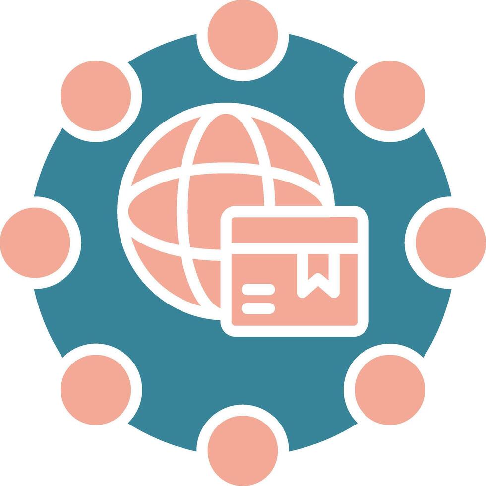 Social Sharing Colorful Core Icon vector