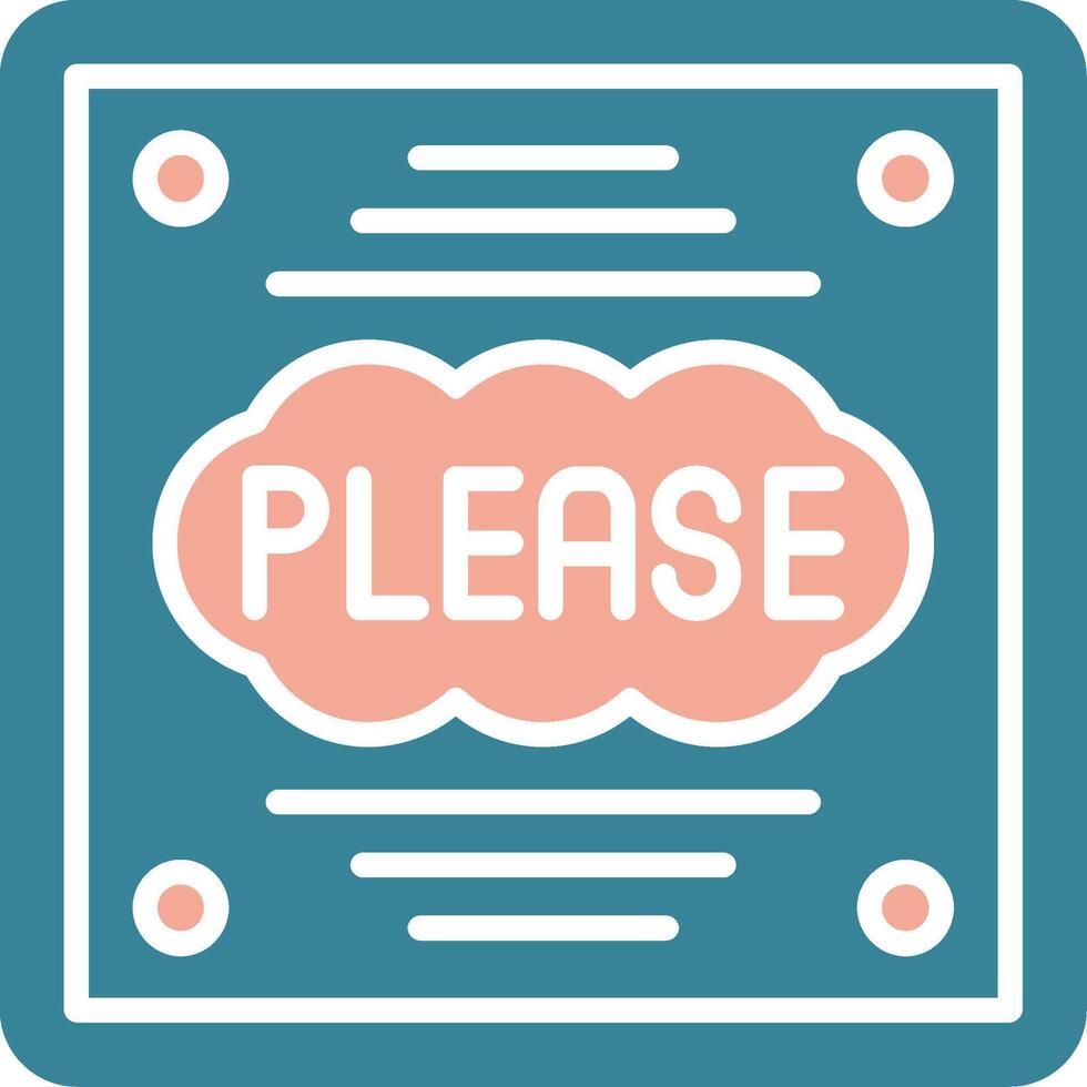 Please Crystal Interface Object vector
