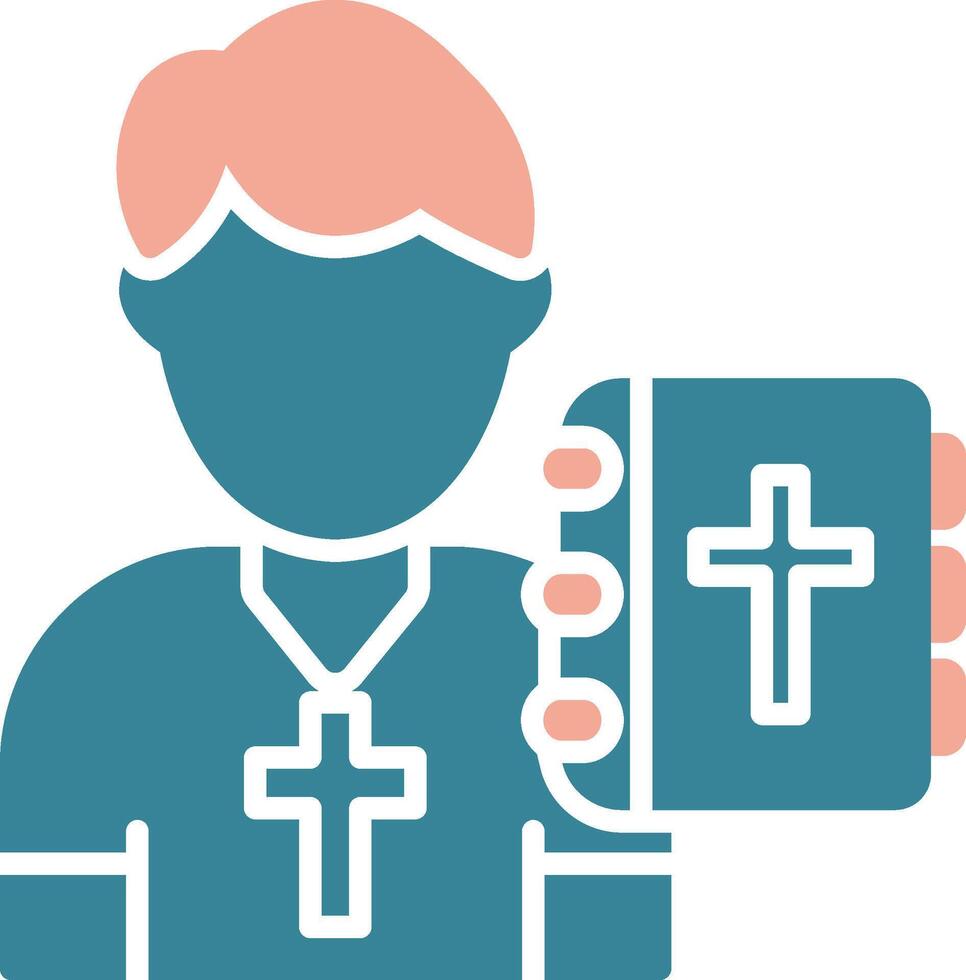 Priest Intuitive Web Symbol vector