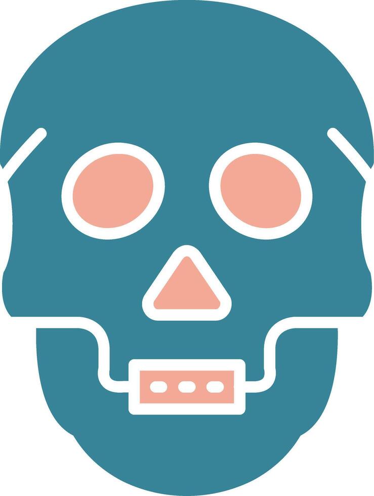 Skull Expressive Tech Element vector