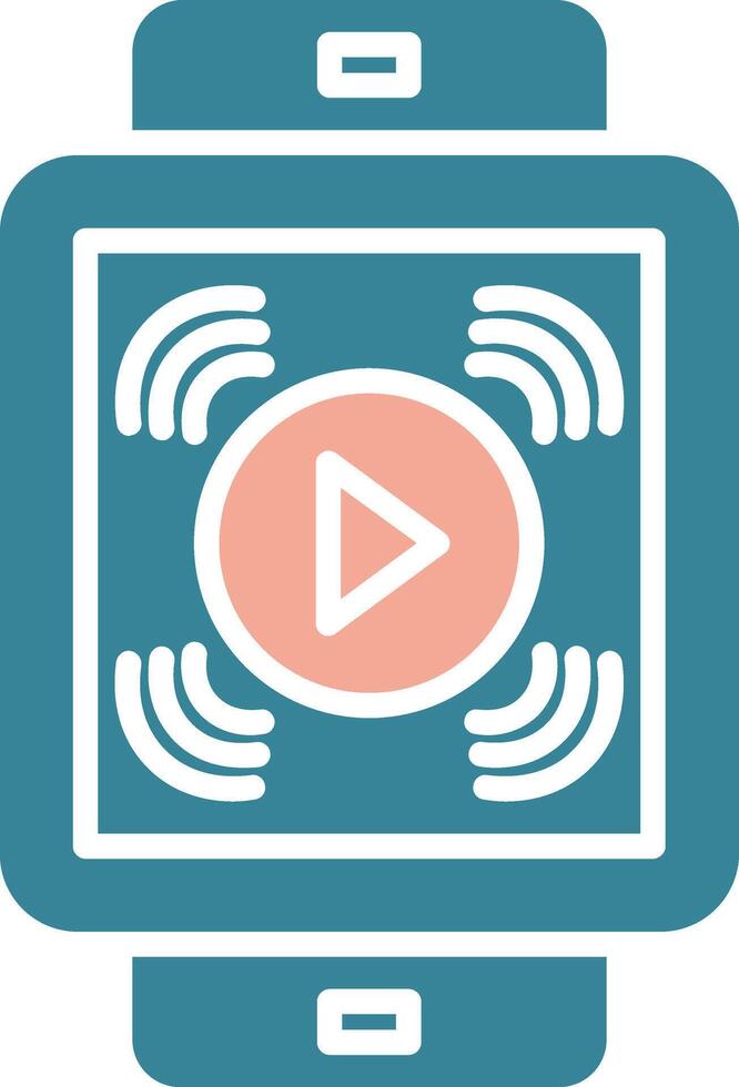 Smart Watch Premium UI Stamp vector
