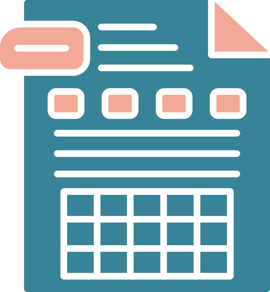 Spreadsheet Seamless Line Art vector