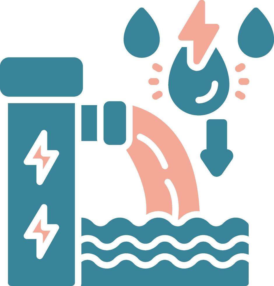 Waste Water Tactile Symbol Sketch vector