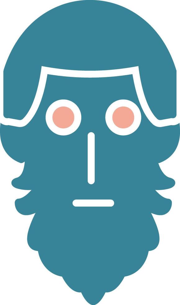 Beard Unified Line Art vector