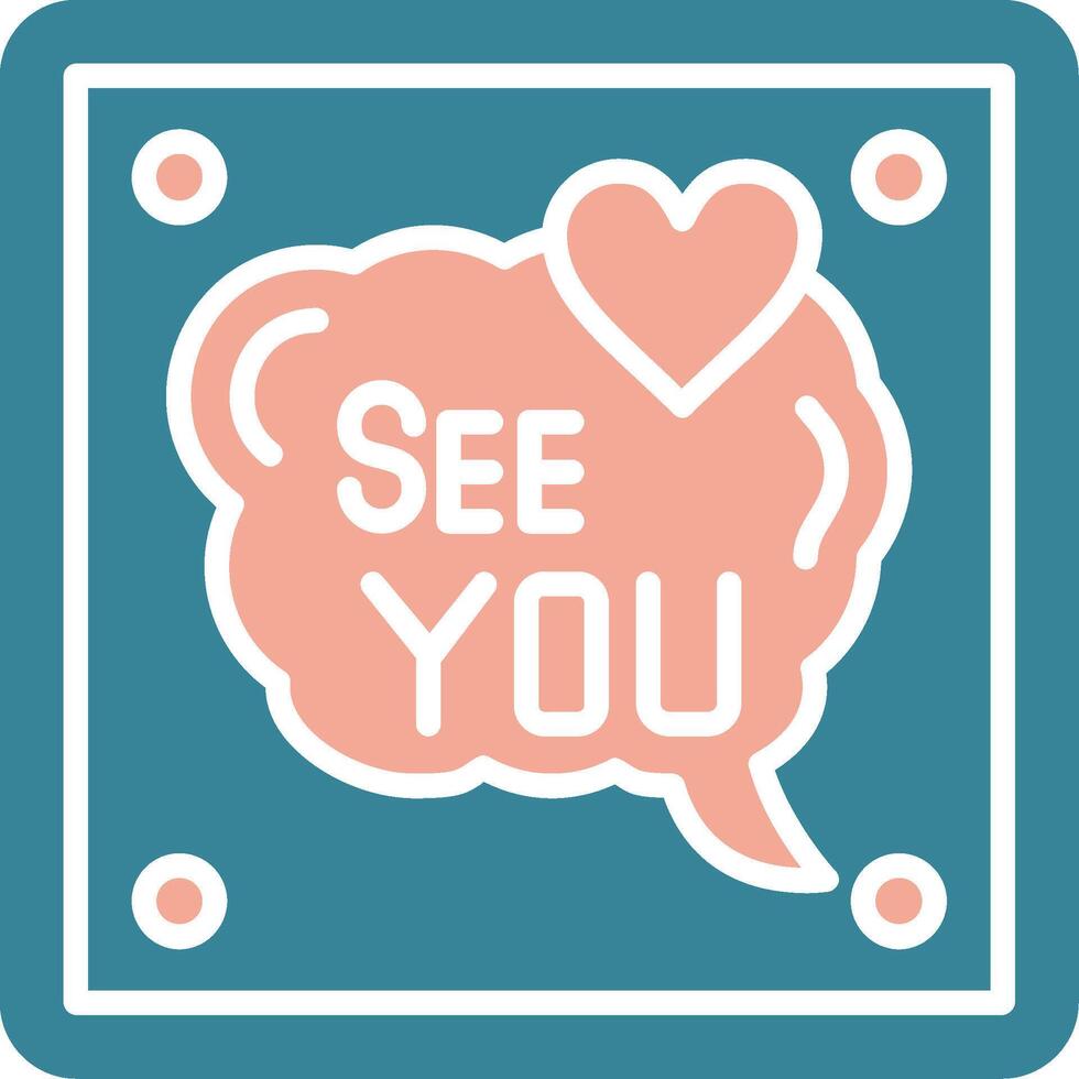 See You Bold UI Stamp vector