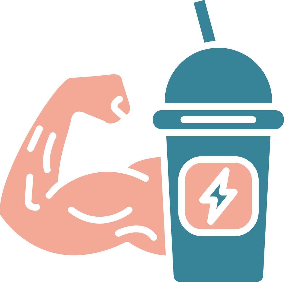 Shake Simplified Line Art vector