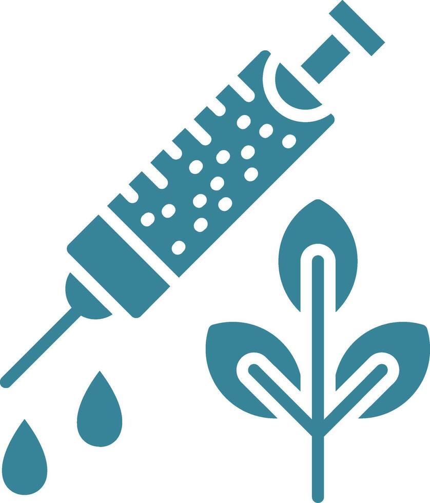 Syringe Crystal Interface Object vector