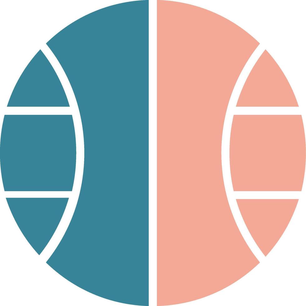 Basketball Futuristic Core Icon vector