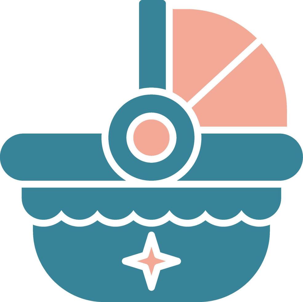 Carrycot Streamlined Web Symbol vector