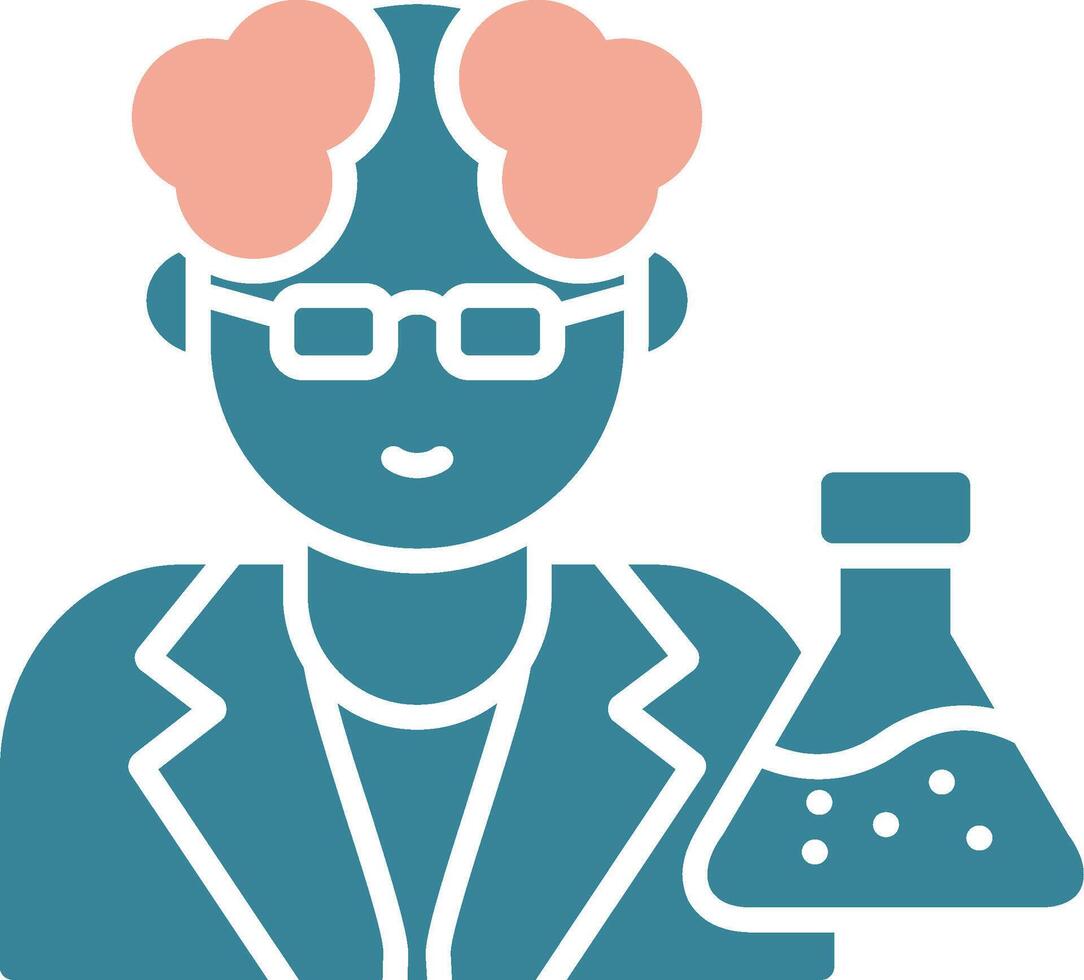 Scientist Unified Line Art vector