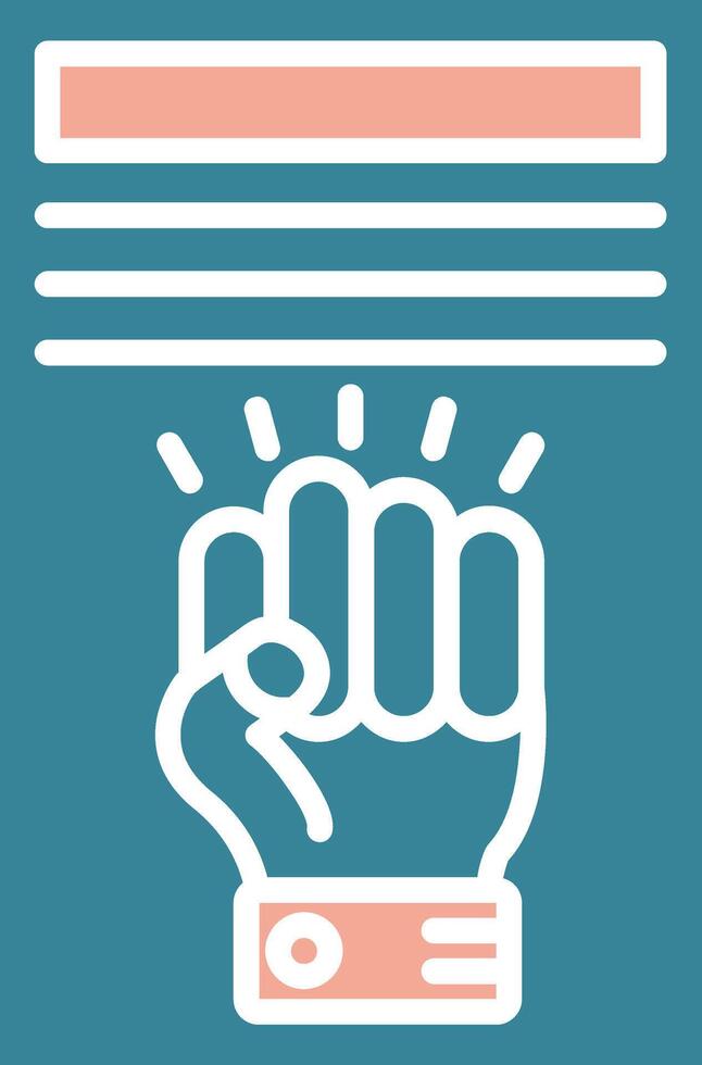 Human Rights Global Style Glyph vector