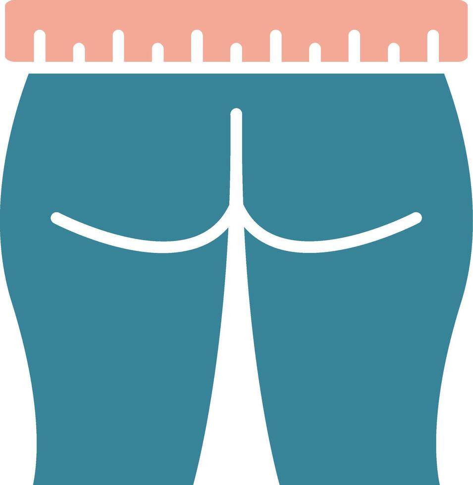 Thigh Seamless UI Token vector