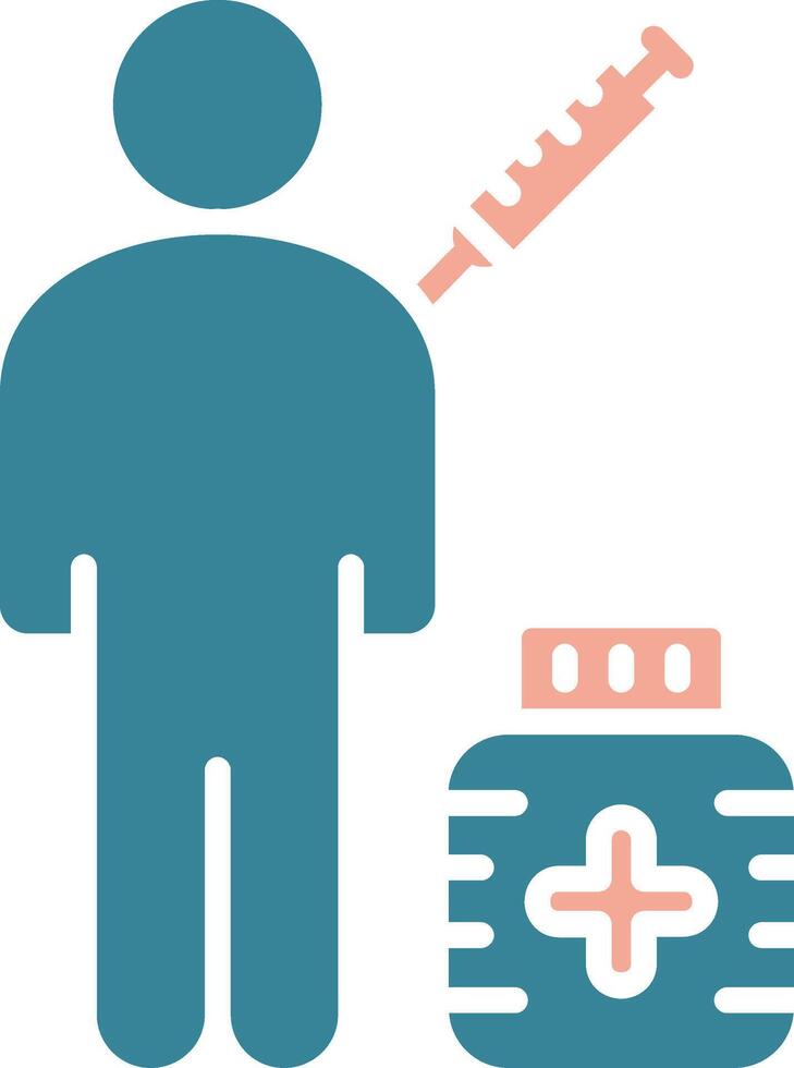 Vaccinations Global App Emblem vector
