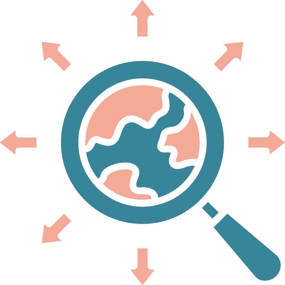 Research Virtual Core Icon vector