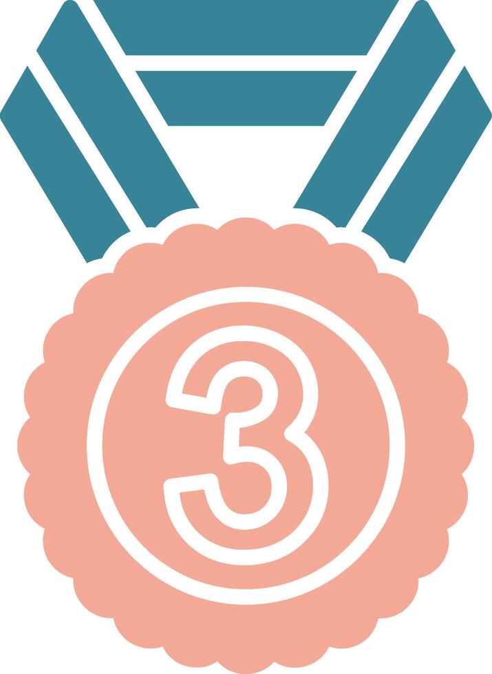 3rd Prize Premium UI Stamp vector