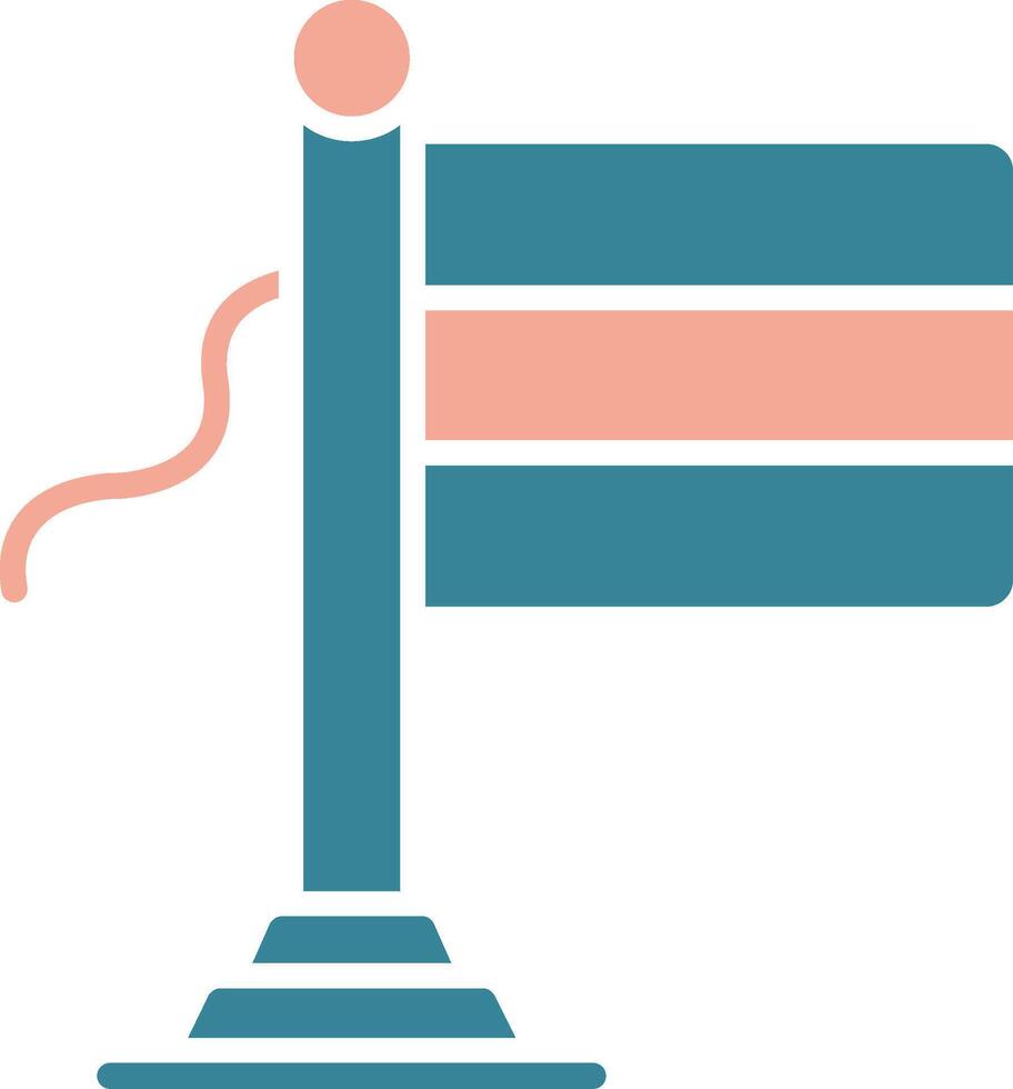Hungary Flag Expressive Symbol Sketch vector
