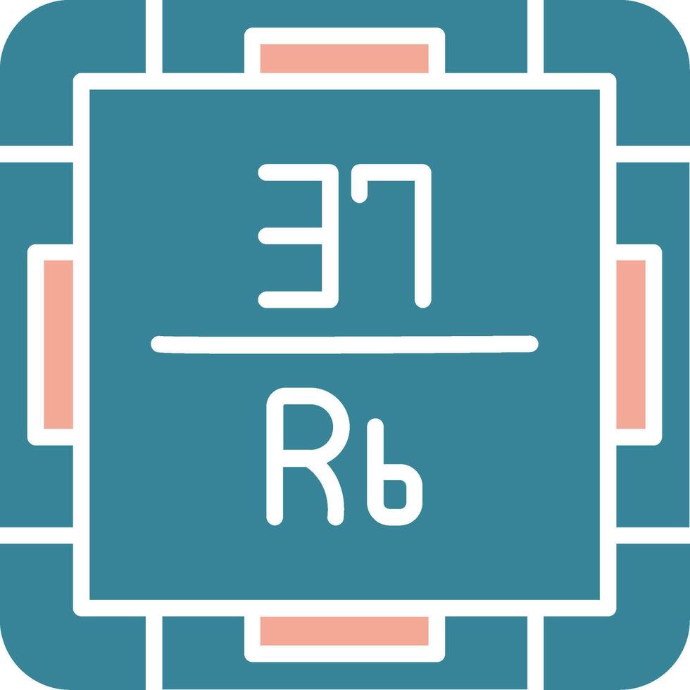 Rubidium Seamless Digital Mark vector