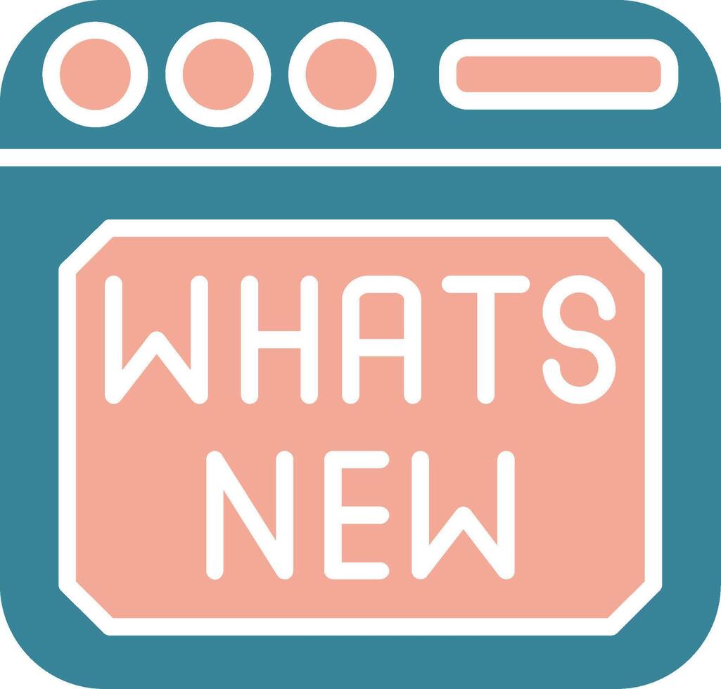 Whats New Crystal App Emblem vector