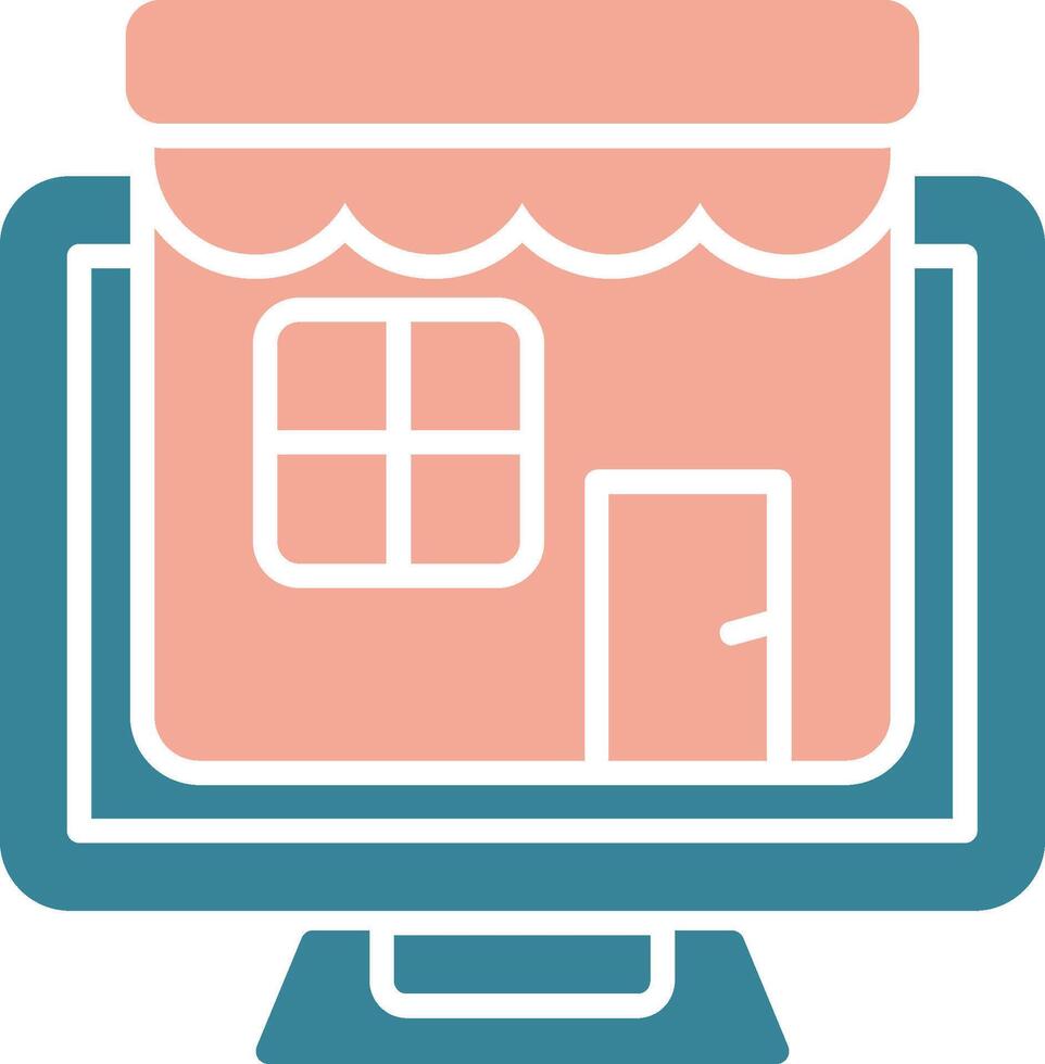 Online Store Virtual Symbol Sketch vector