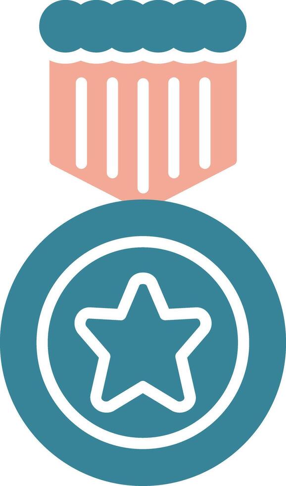 Medal Tactile Flat Badge vector