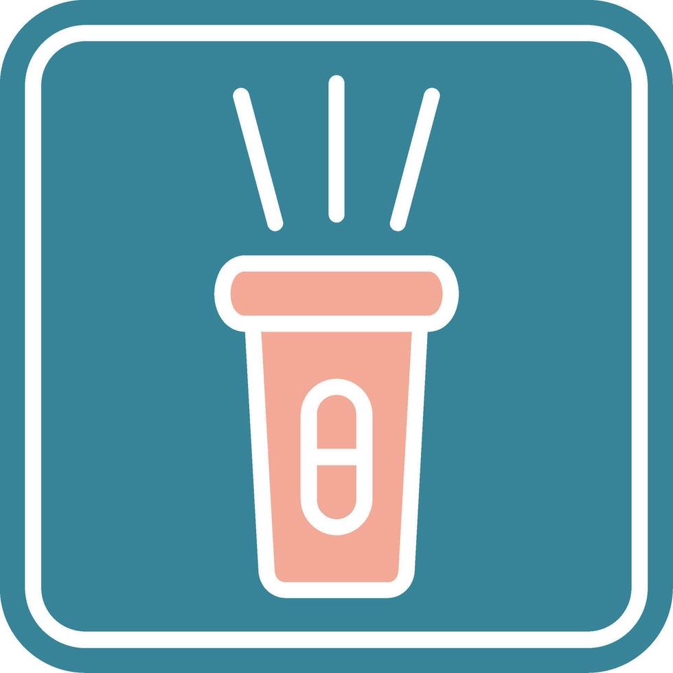 Torch Colorful Core Icon vector
