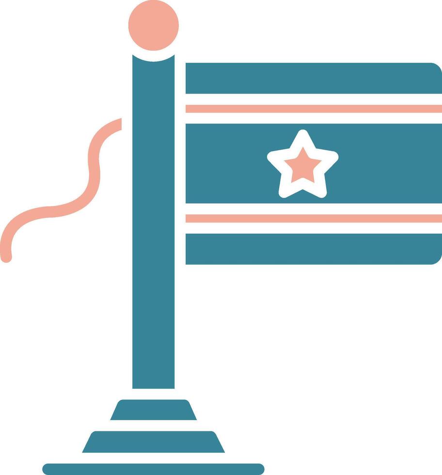 Suriname Flag Expressive Digital Mark vector