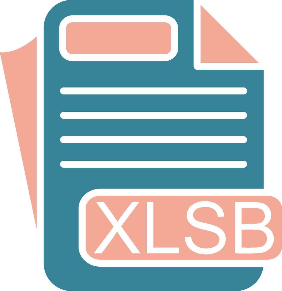 XLSB Colorful Core Icon vector