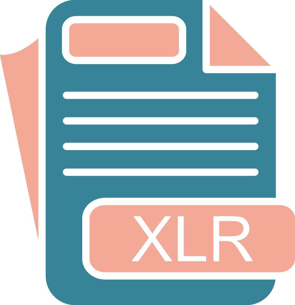 XLR Bold Tech Element vector