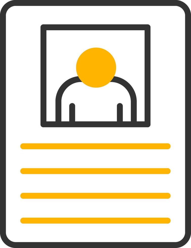 International Passport Control Line Two Color vector