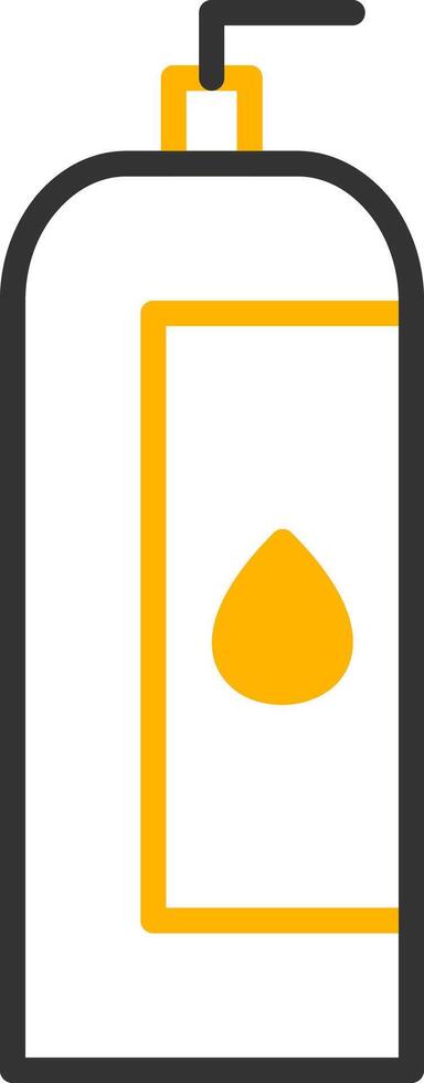 Lightweight Nourishing Hair Oil Line Two Color vector